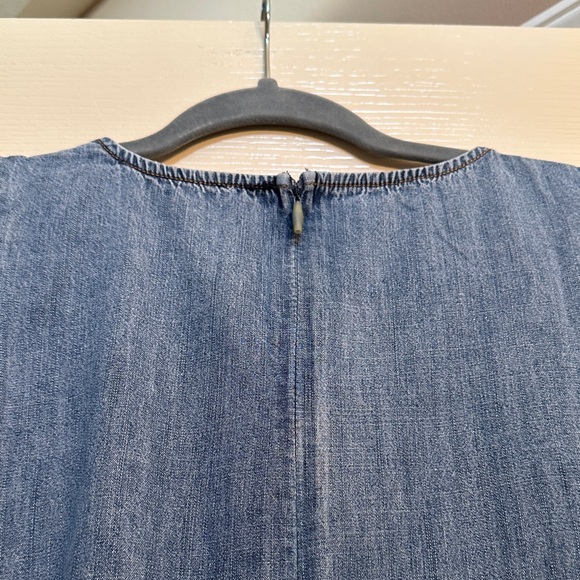 She + Sky Blue Denim Casual Dress - Picture 7 of 9